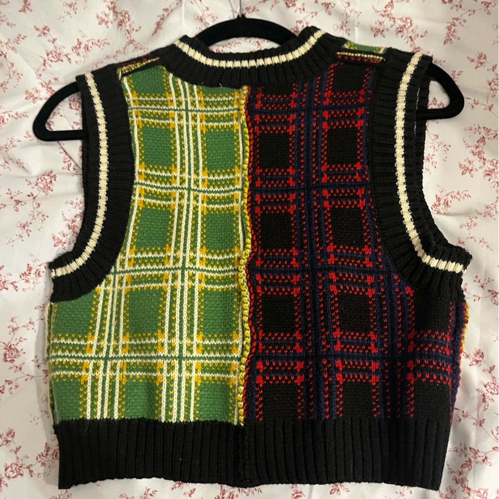 The Ragged Priest Control Check Sweater Vest - Picture 6 of 6